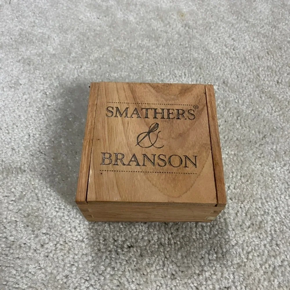 Smathers & Branson Belt Mens 40 Needlepoint Navy Rugby Shirts Ivy Prep Academia